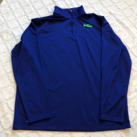 Nike Other - Nike royal blue dri-fit XL long sleeve 1/4 zip